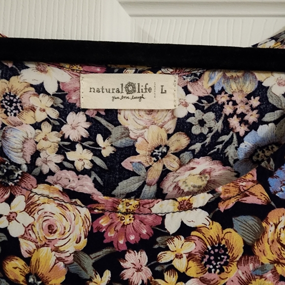 NATURAL LIFE Multicolor Floral Maxi Dress - Picture 3 of 3